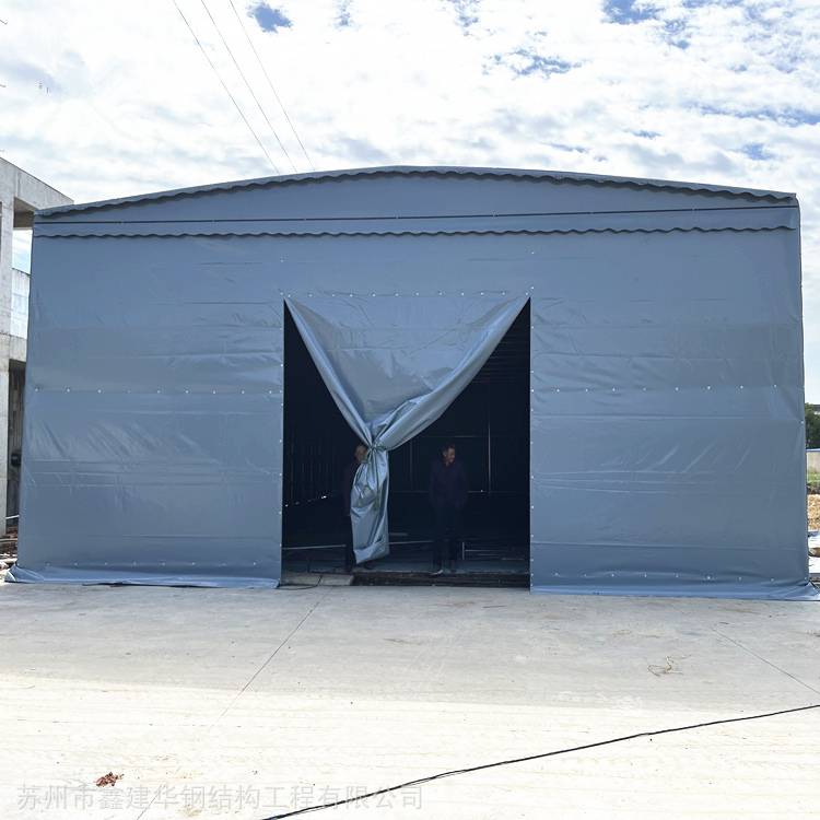 工地建筑移动雨棚 户外施工安装 遮雨蓬款式新颖 活动大型雨篷