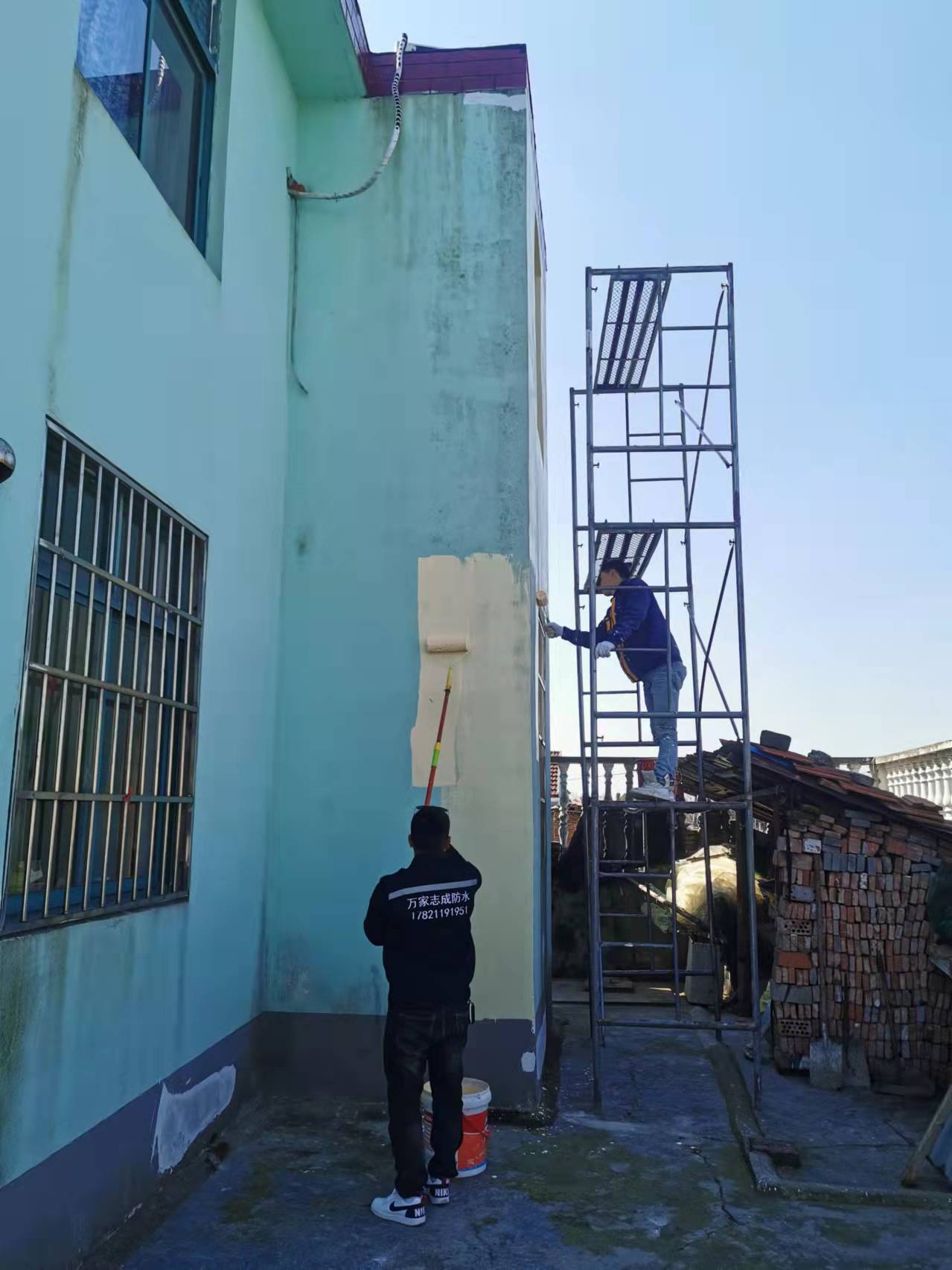 上海苏州昆山外墙清洗保洁翻新高空作业安装服务