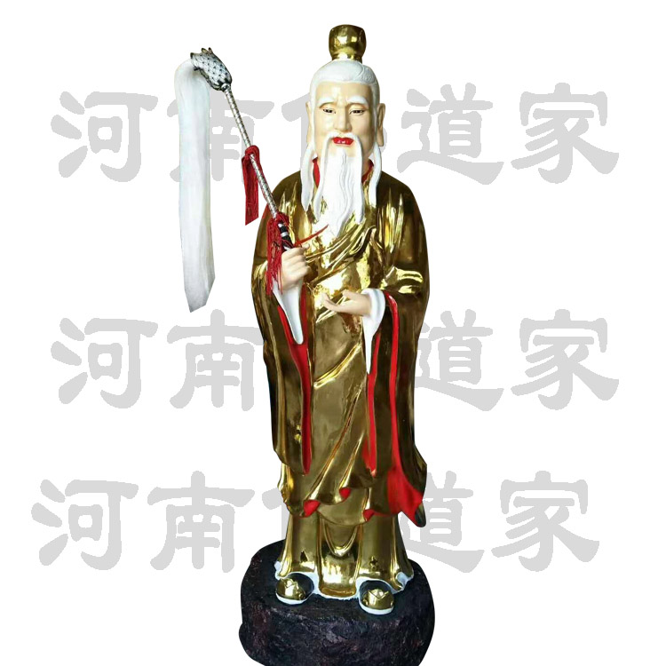 郑州2.6米鸿钧老祖神像制作 道教三清 厂家直供
