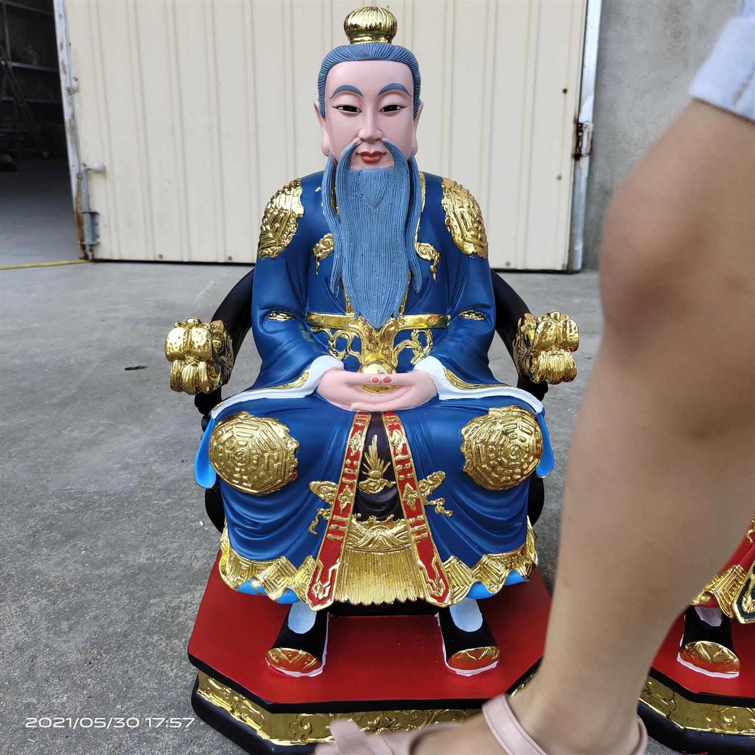 郑州2.6米鸿钧老祖神像制作