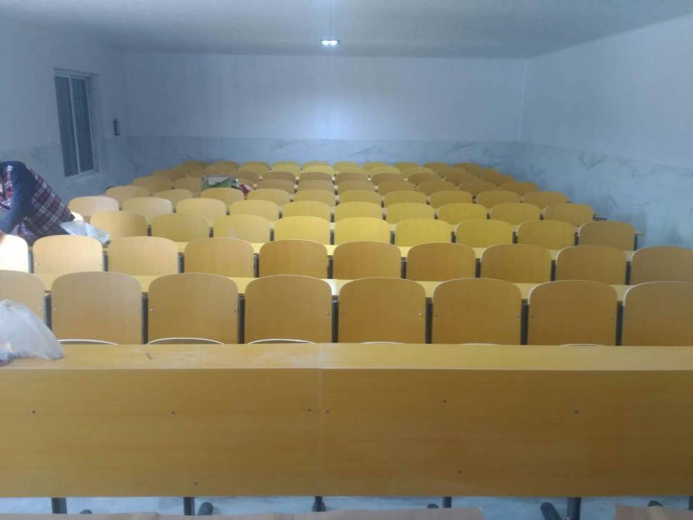 枣庄高中阶梯教室折叠连排椅定做 众思创家具