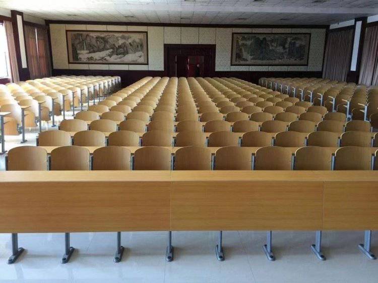 铜陵大专阶梯教室活动脚可移动连排椅定做 众思创家具