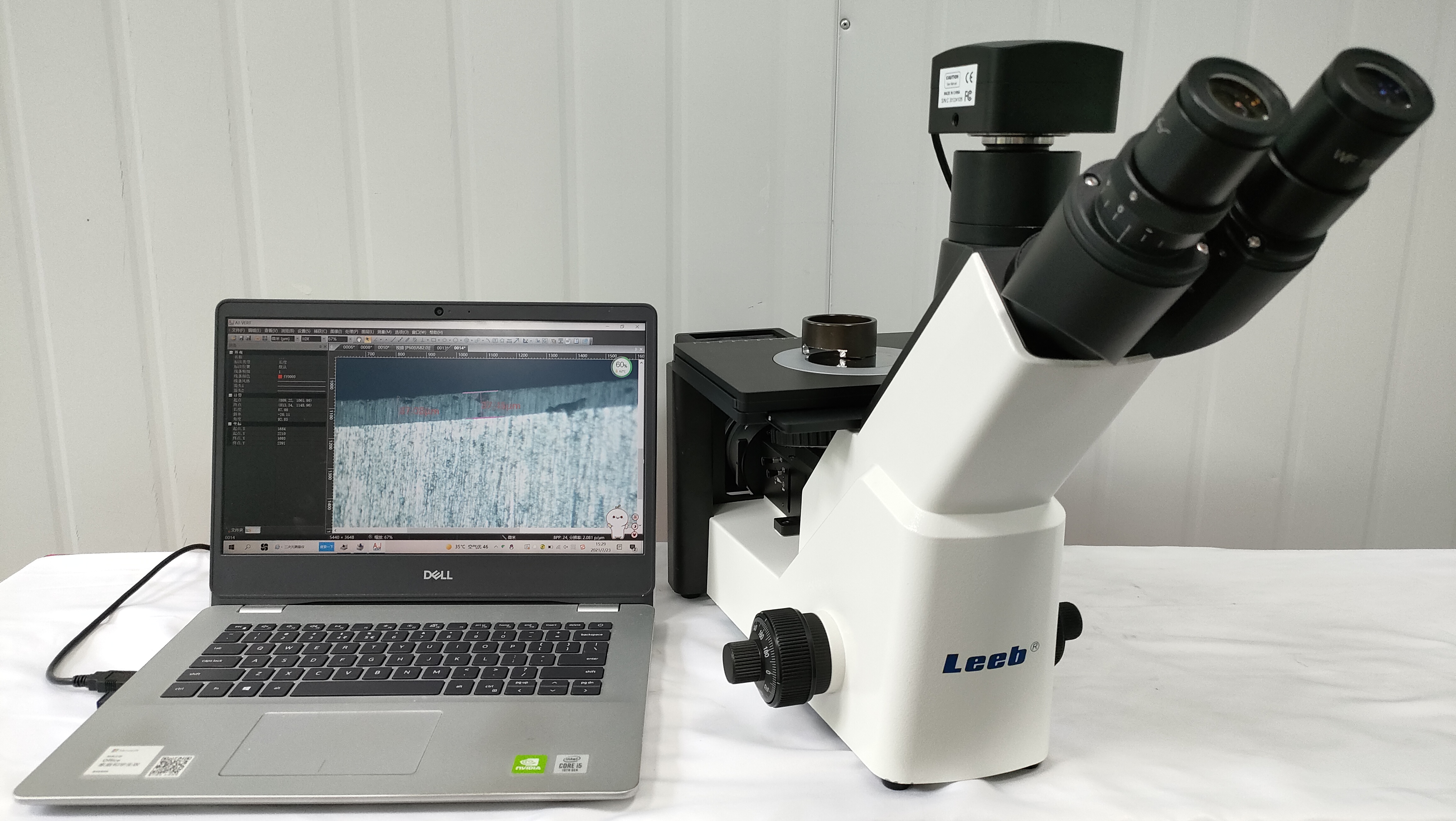 里博leeb 倒置金相显微镜 LM2000 奥利巴斯CCD相机接口，具有明场、偏光观察方式