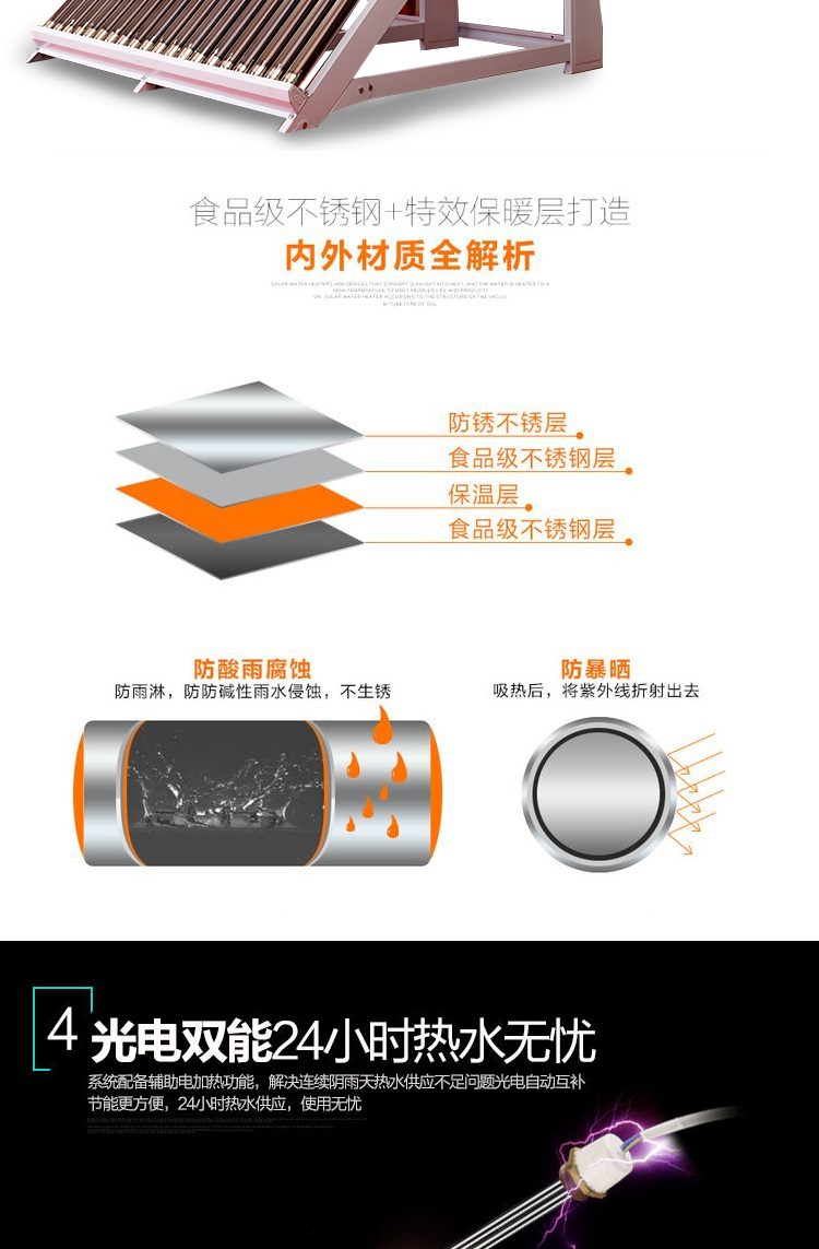 壁掛式太陽能熱水器,曲靖太陽能熱水器