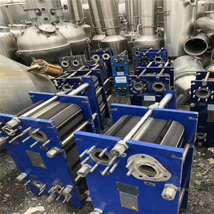 二手120平方钛板式换热器 列管换热器 回收化工厂设备