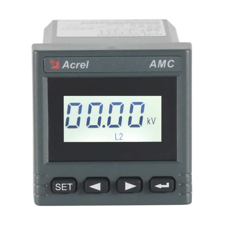 安科瑞AMC單相電壓表45開孔抽屜柜用48-AV