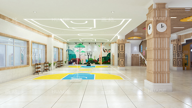 惠州品质幼儿园装修设计多久可以装修好 画格儿童空间设计供应