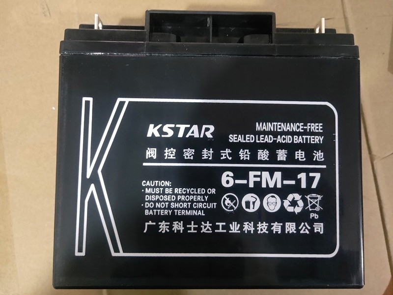 科士达12V17AH蓄电池6-FM-17 电力船舶照明UPS电源品质