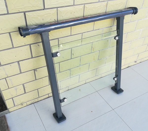 办公区锌钢护栏玻璃栏杆报价单 锌钢玻璃护栏 提供定制服务