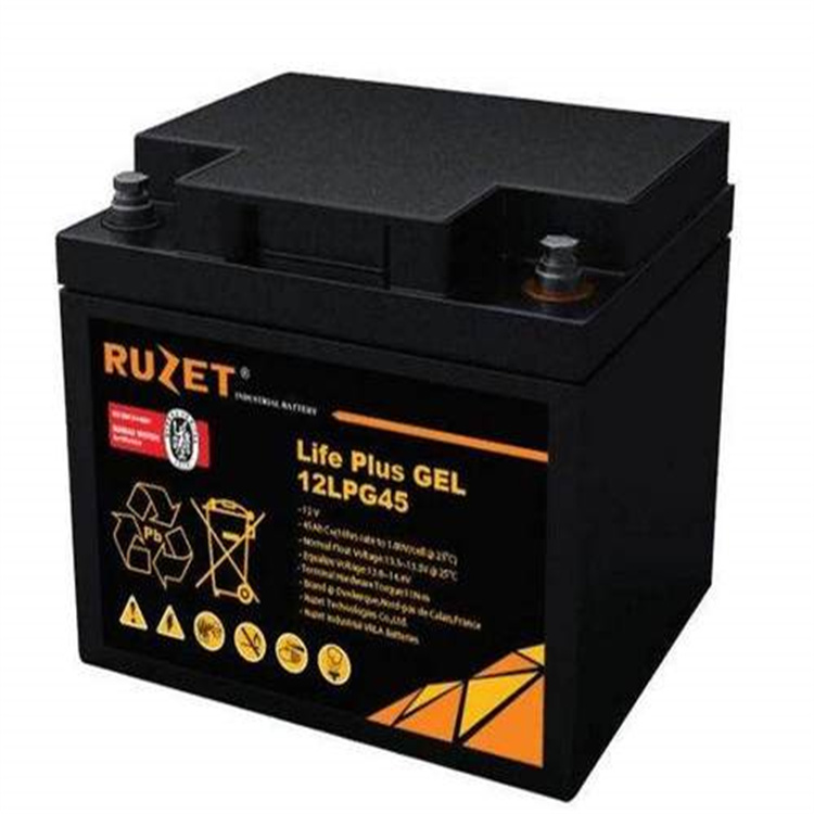 RUZET路盛蓄电池12HR130消防监控设备12V38Ah机器人/控制设备储能