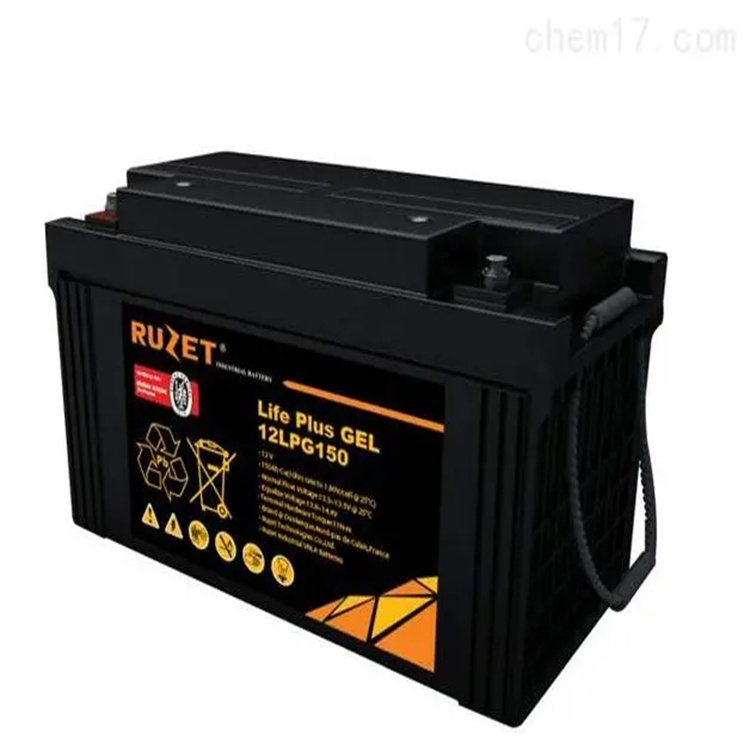RUZET路盛蓄电池12HR670规格参数12V204Ah发动机组用备用电源