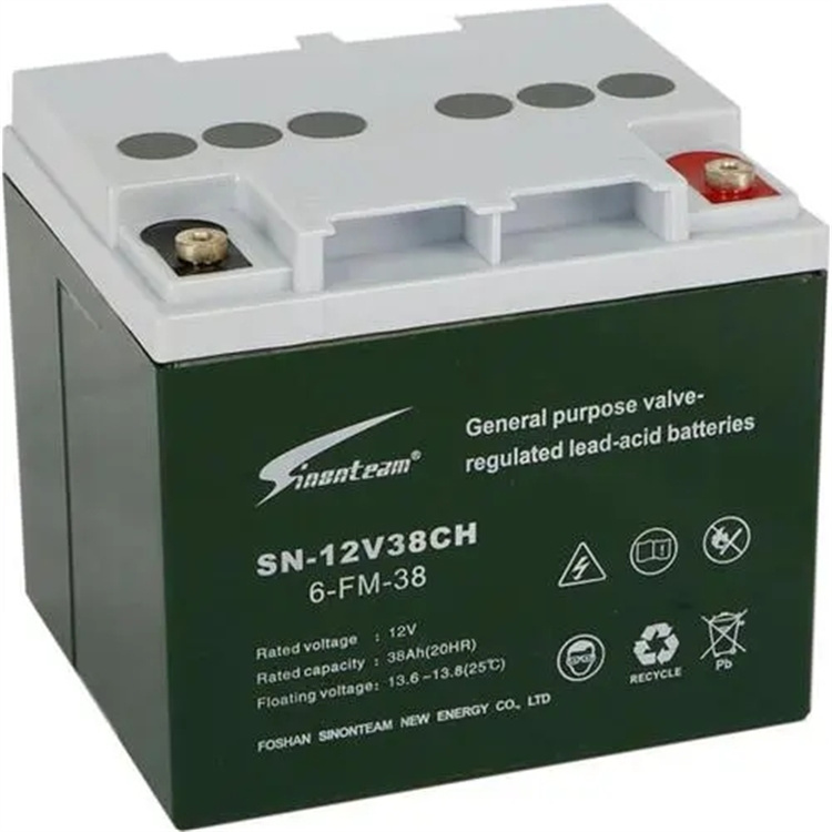 赛能Sinonteam蓄电池SN-12V38CH铅酸免维护12V38AH医院交换机机房用