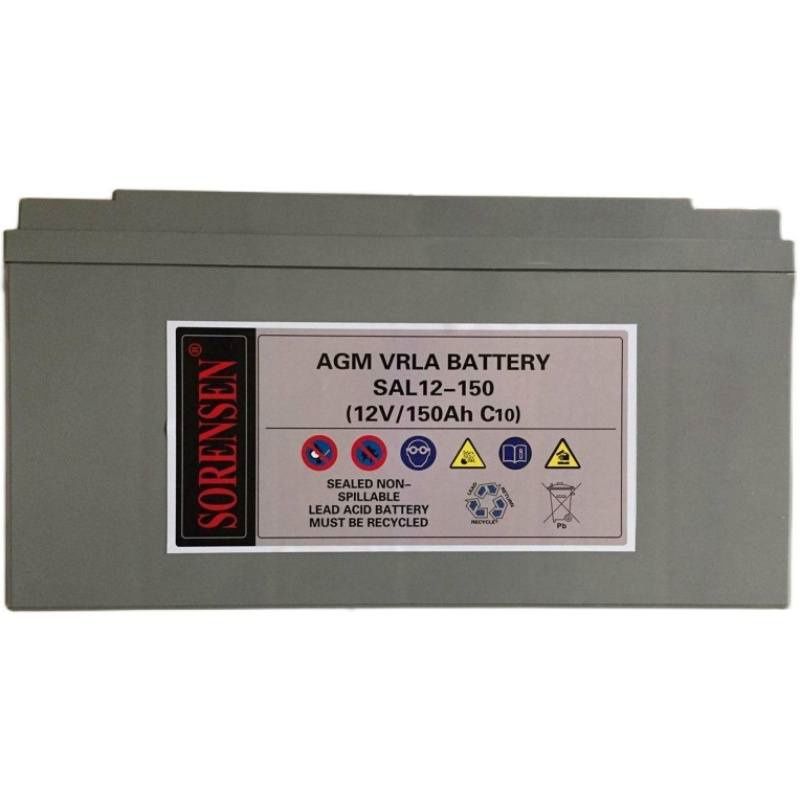 索润森蓄电池SAL12-160免维护12V160AH交流直流逆变系统