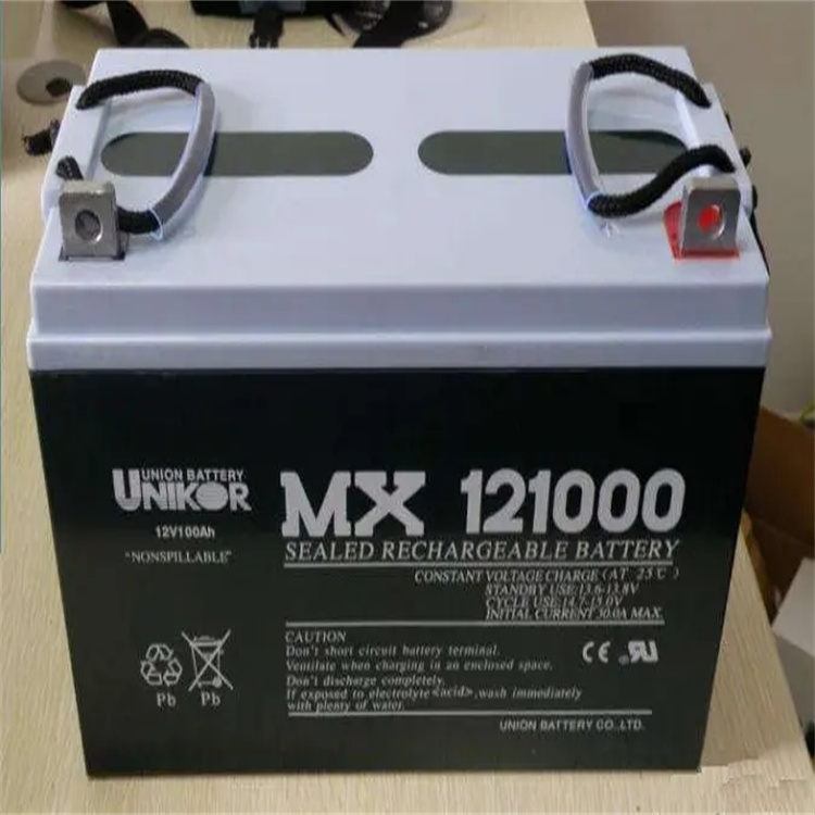 UNION友联蓄电池MX121000楼层弱电间/金融分支机构12V100AH机场安检系统/控制室