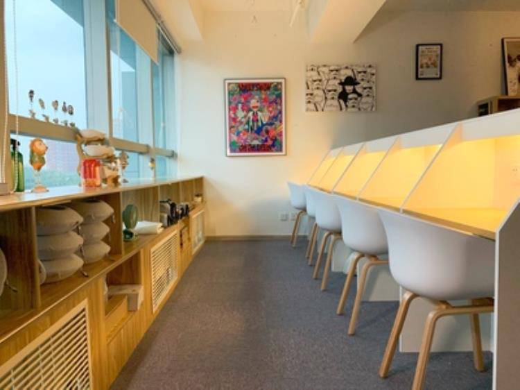 漯河研究生用封闭式自习桌椅定做众思创家具