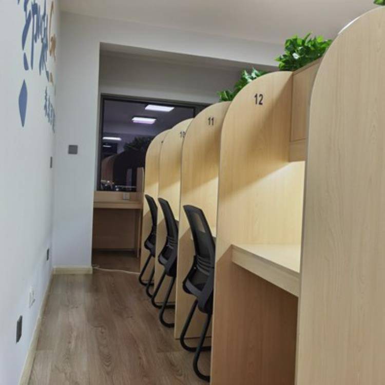 许昌共享自习室用封闭式学习桌椅定做众思创家具