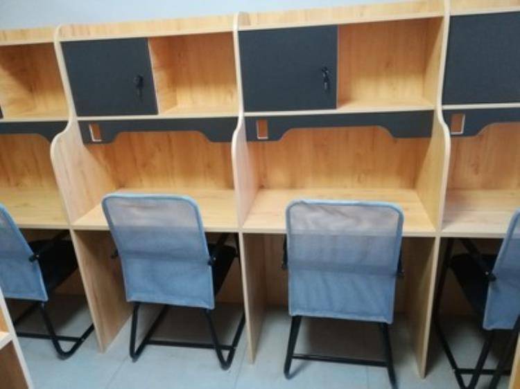 荆门共享自习室用开放式自习桌椅 厂家众思创家具