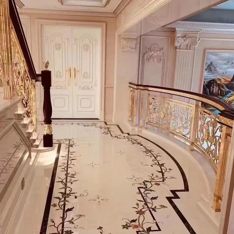 吴堡沙金铜楼梯扶手高雅中营造温馨的家居氛围