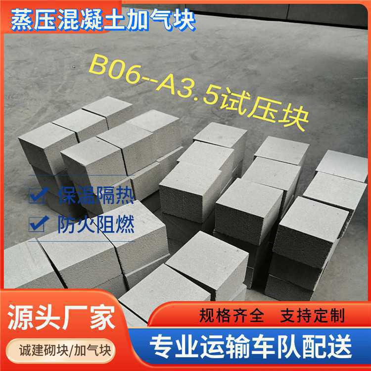 新泰B06/A3.5轻质保温加气块 蒸压砌块供应