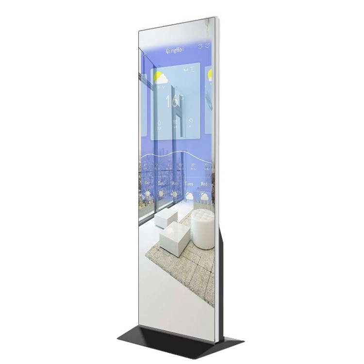 55寸安卓镜面广告机商场感应广告屏智能魔镜液晶显示屏