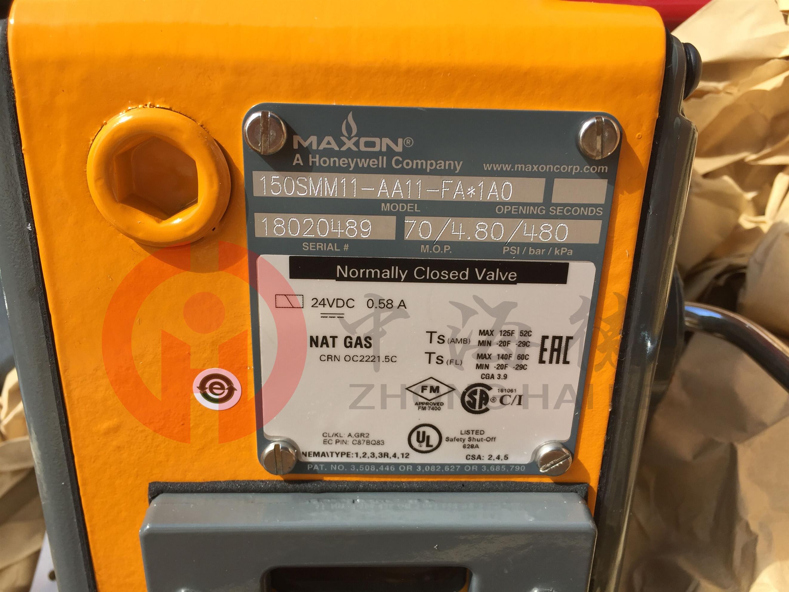 机电高压油安全切断阀 007533479-E1D 产品说明书 衡阳霍尼韦尔MAXONMAXON热能备件