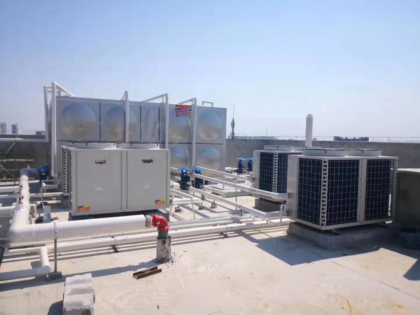 热水器空气能热水工程 空气能热水器 大量热水工程供应项目
