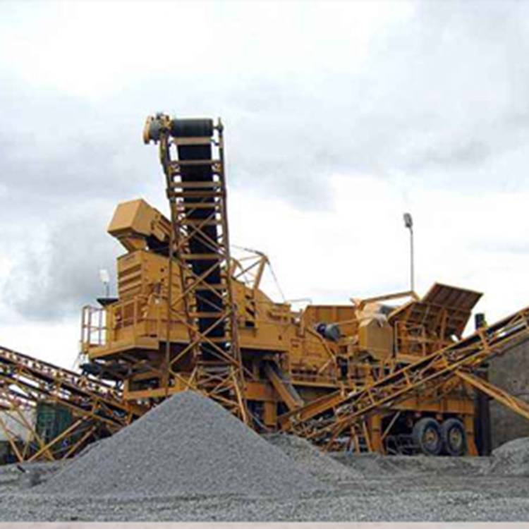 柴油动力砂石生产线 砂石生产线 承起 小型石料生产线