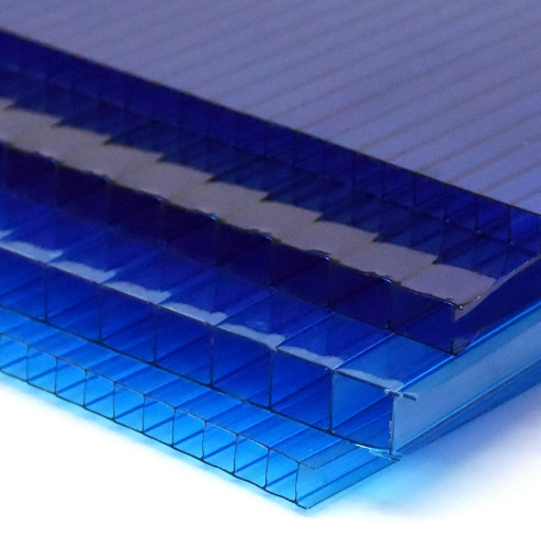 日照阳光板生产专业厂家 双层 四层 蜂窝透明 湖蓝阳光板
