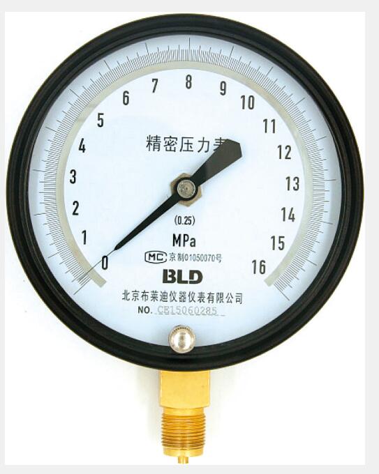 北京布莱迪BLD普通精密压力表 YB-150精密测量及科 学实验brighty