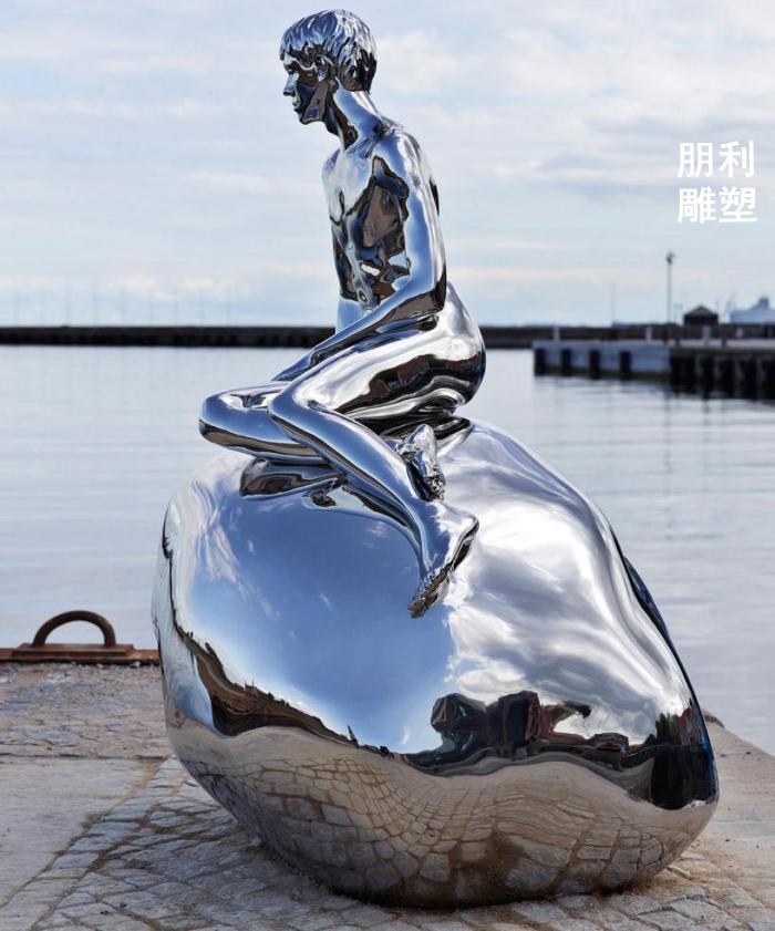 主题海螺女雕塑 景观雕塑工程 异形玻璃钢雕塑工厂