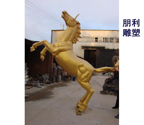园林飞马雕塑成品 园林艺术飞马雕塑 喷漆动物效果