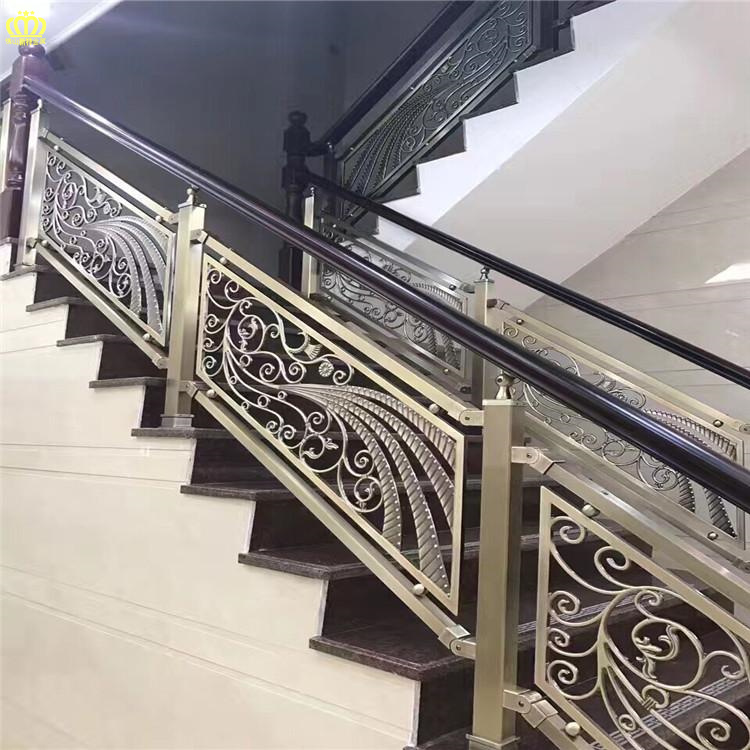 北京酒店铜楼梯扶手设计