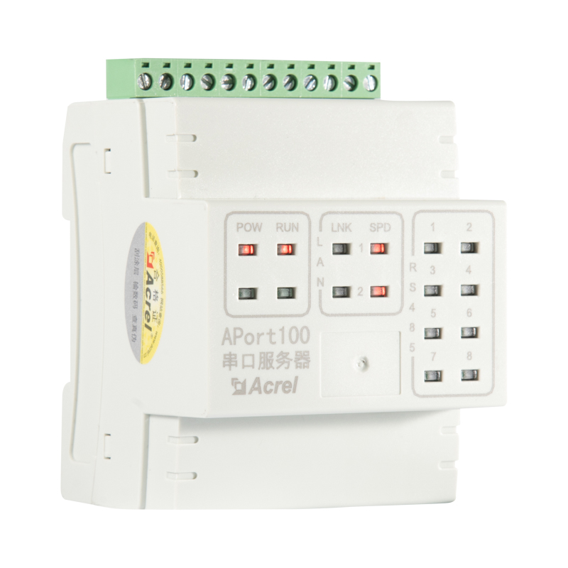 安科瑞串口服务器APORT100-1E8S 1路以太网8路串口
