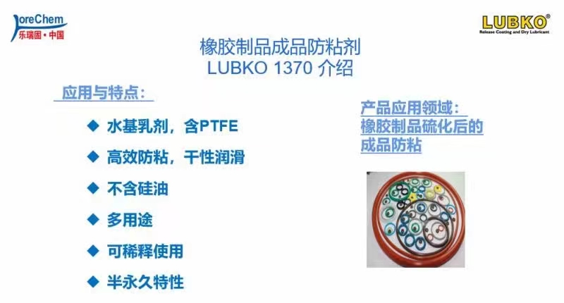 上海乐瑞固LUBKO1370橡胶制品防粘剂