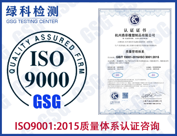 杭州鼎彩塑制品有限公司成功办理ISO9001质量管理体系认证　ISO9001认证
