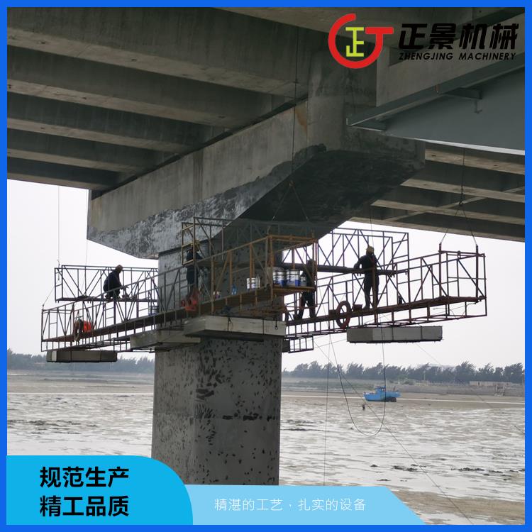 立交桥亮化作业移动吊篮 桥底喷漆施工升降平台