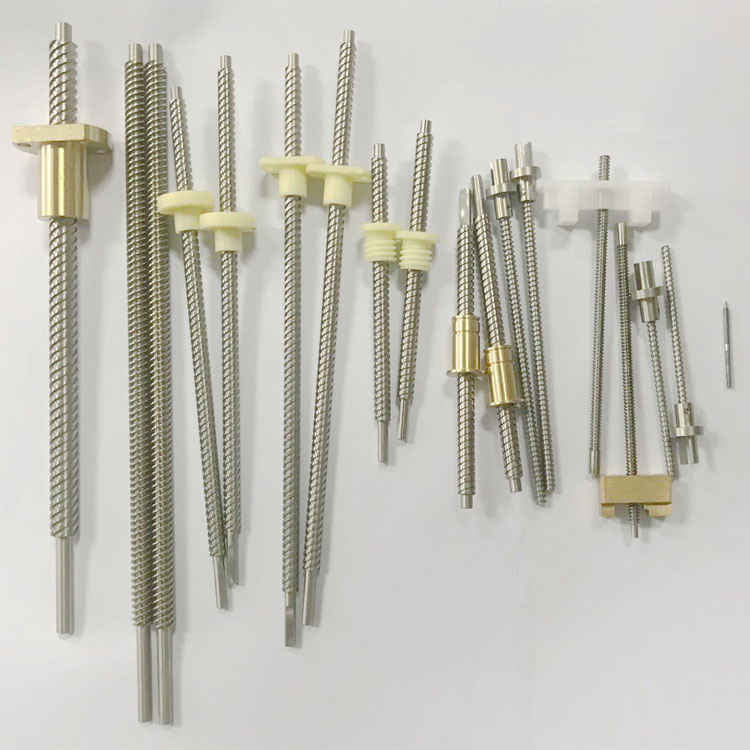 訂做各種螺距非標螺母副單頭絲桿加工傳動件加工