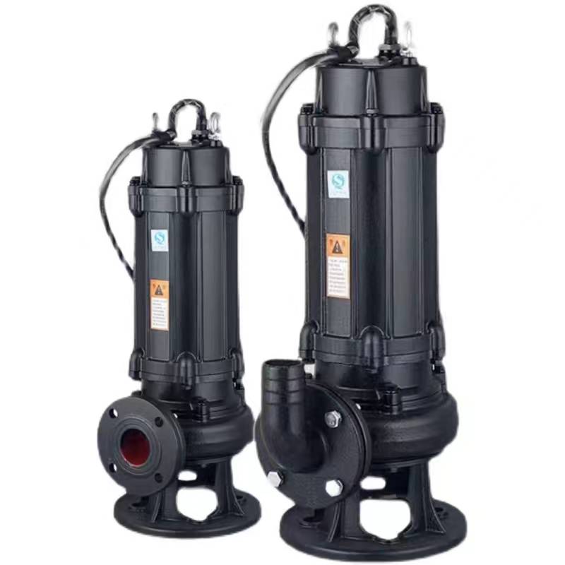 集水坑铸铁潜污泵JYWQ50-20-10-1.5 污水泵 排污泵