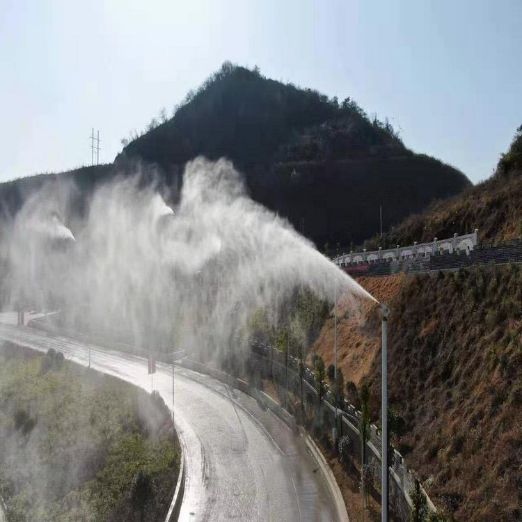 宝鸡高空喷雾 除尘除霾系统 现场勘查