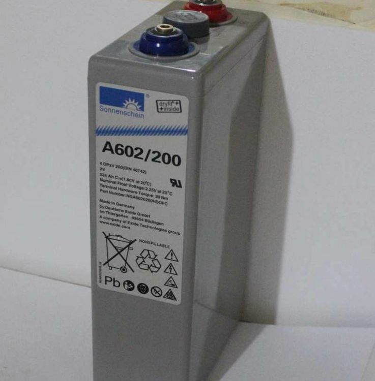 A602/1250德国阳光蓄电池