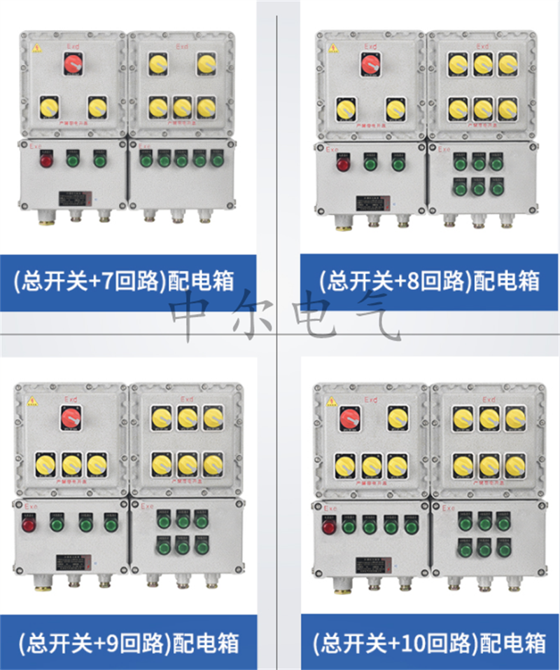 IIBT4防爆配电箱BXX53防爆动力检修箱不锈钢控制箱IICT6粉尘隔爆柜子