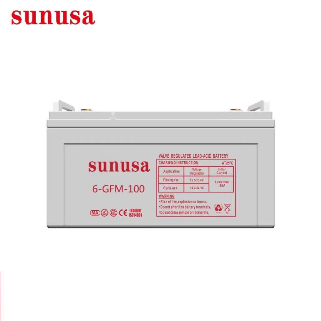 SUNUSA铅酸免维护蓄电池100AH