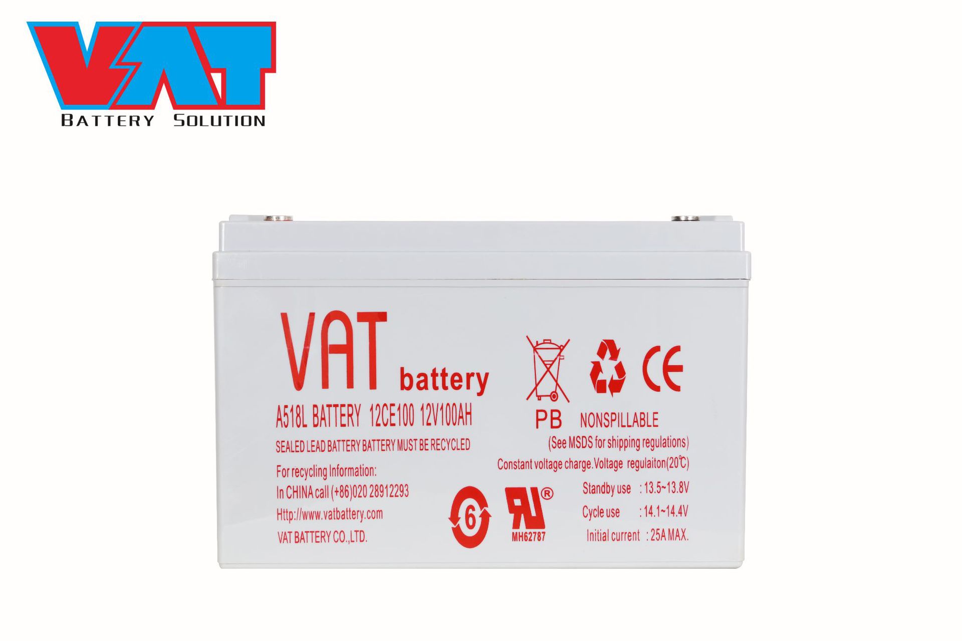 供应各型号威艾特蓄电池，VAT蓄电池