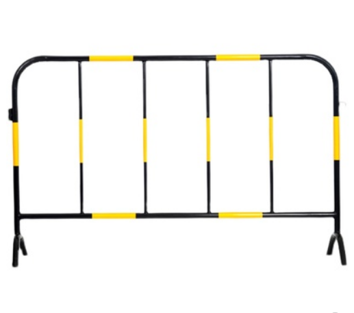 湖南铁马护栏不锈钢施工围栏黑黄隔离红白铁马栏道路移动防护栏