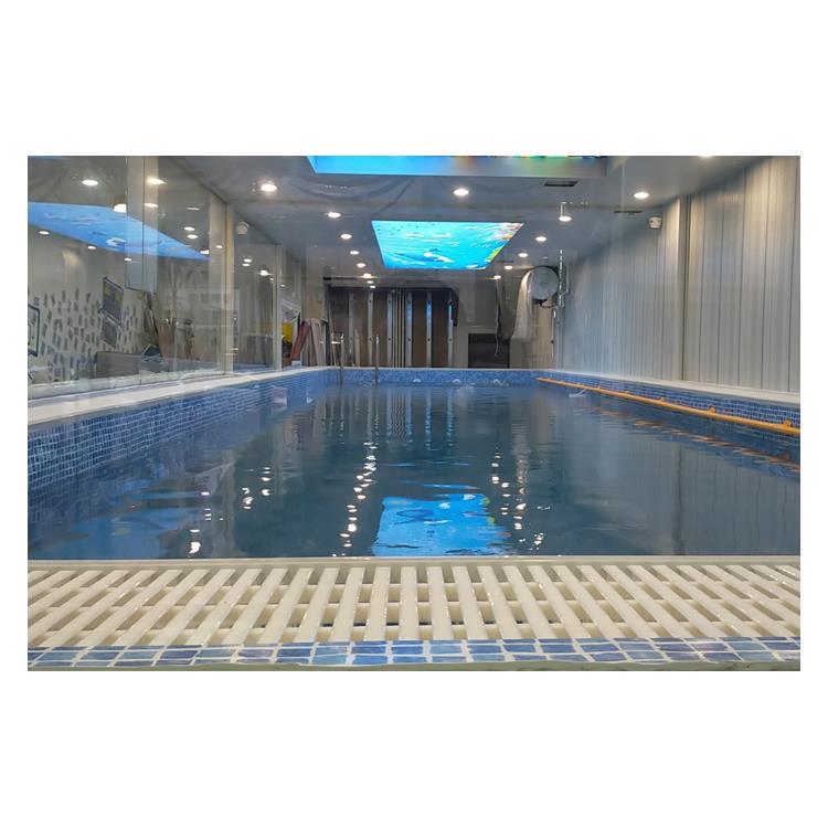 宿州别墅室内游泳池 钢结构拼装恒温泳池工程