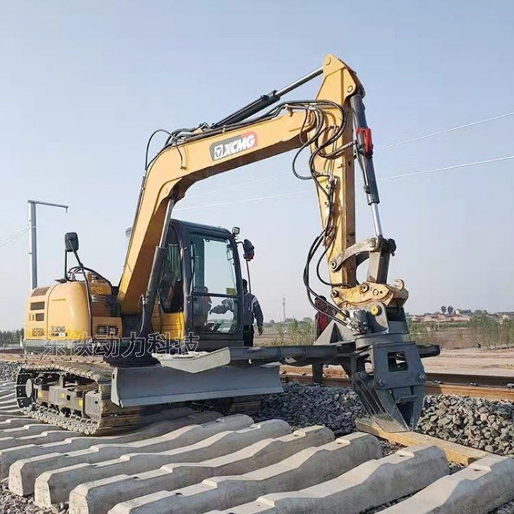 杭州挖机改装公铁两用取枕机参数
