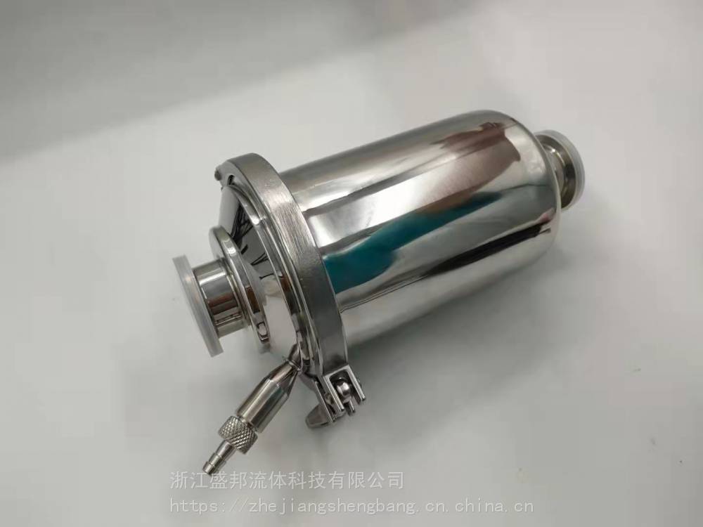 卫生级管道过滤器不锈钢直通式过滤器 卡箍式出料过滤器快装过滤器