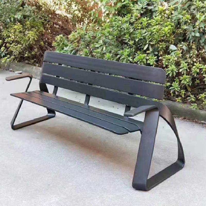 专业定做 铁艺户外座椅 公园休闲椅 成品坐凳