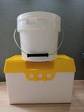 江苏常州生产销售4L5L6L截齿工具盒截齿方桶截齿方塑料盒，工具盒