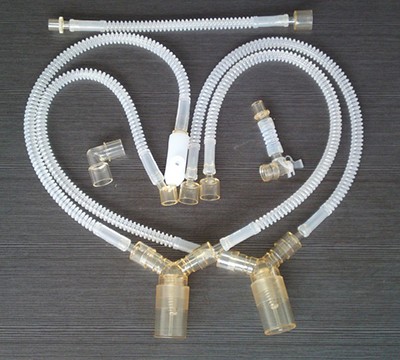 进口中国台湾恺得重复式婴儿用呼吸管路呼吸机医用硅胶重复式婴儿呼吸管路双集水杯G-329000